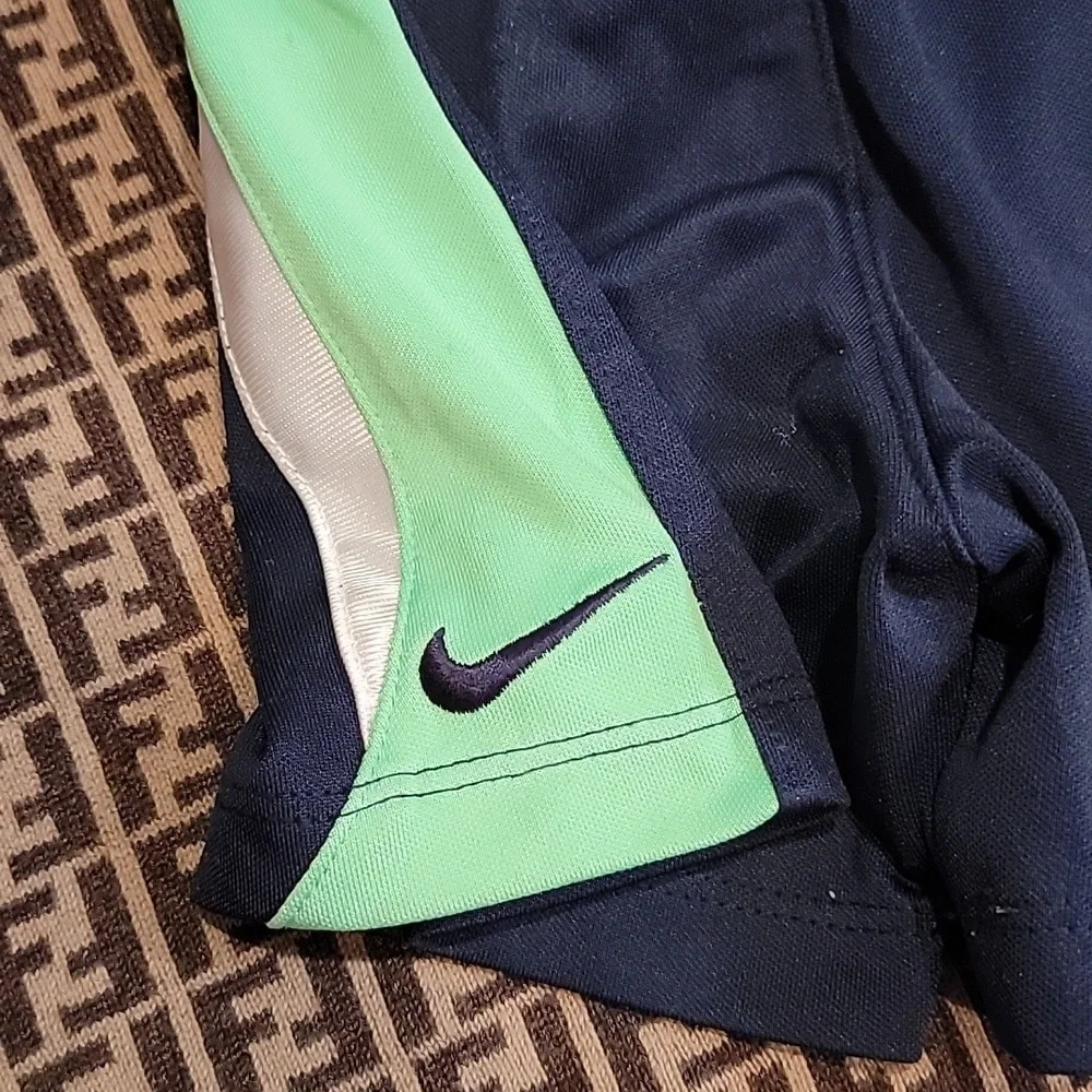 Nike 18 months shorts basketball shorts for baby green white blue